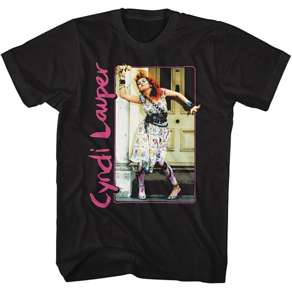 Amazon.com: Cyndi Lauper Suit Photo Adult Short Sleeve T